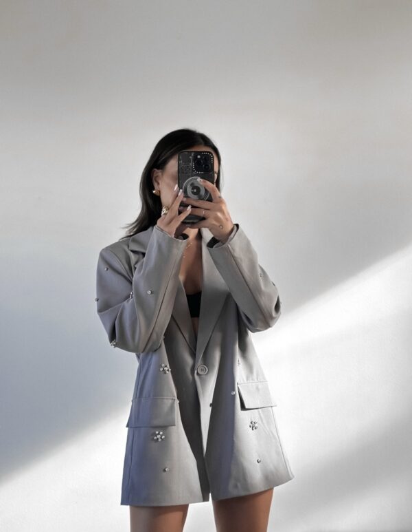 BLAZER STRASS GRIS - Imagen 7