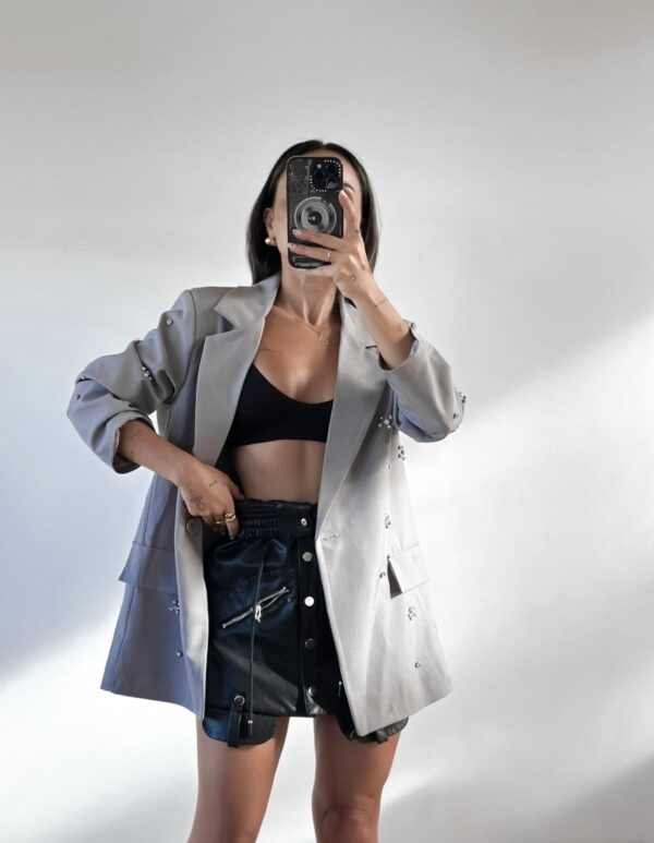 BLAZER STRASS GRIS - Imagen 6