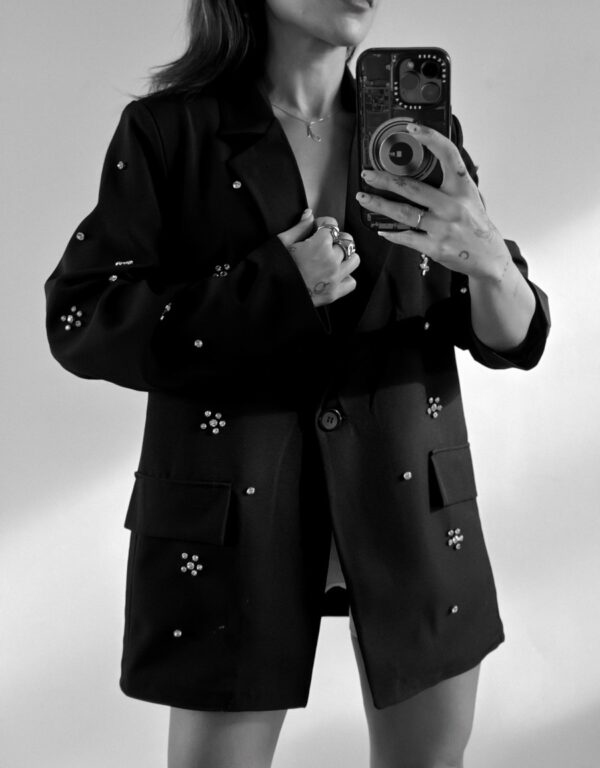 BLAZER STRASS NEGRO - Imagen 4