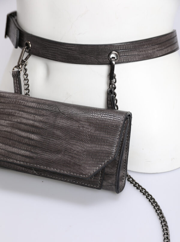 BOLSO/CINTURÓN RENAI GRIS - Imagen 3