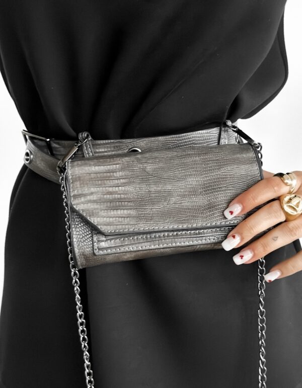 BOLSO/CINTURÓN RENAI GRIS - Imagen 10